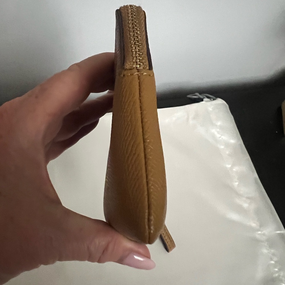 Coach Brown Leather Wristlet - Picture 7 of 8